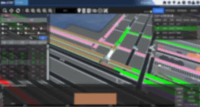 벨트 컨베이어별 운전 상태와 원료의 이송 위치를 3D로 추적하는 물류 Tracking 화면